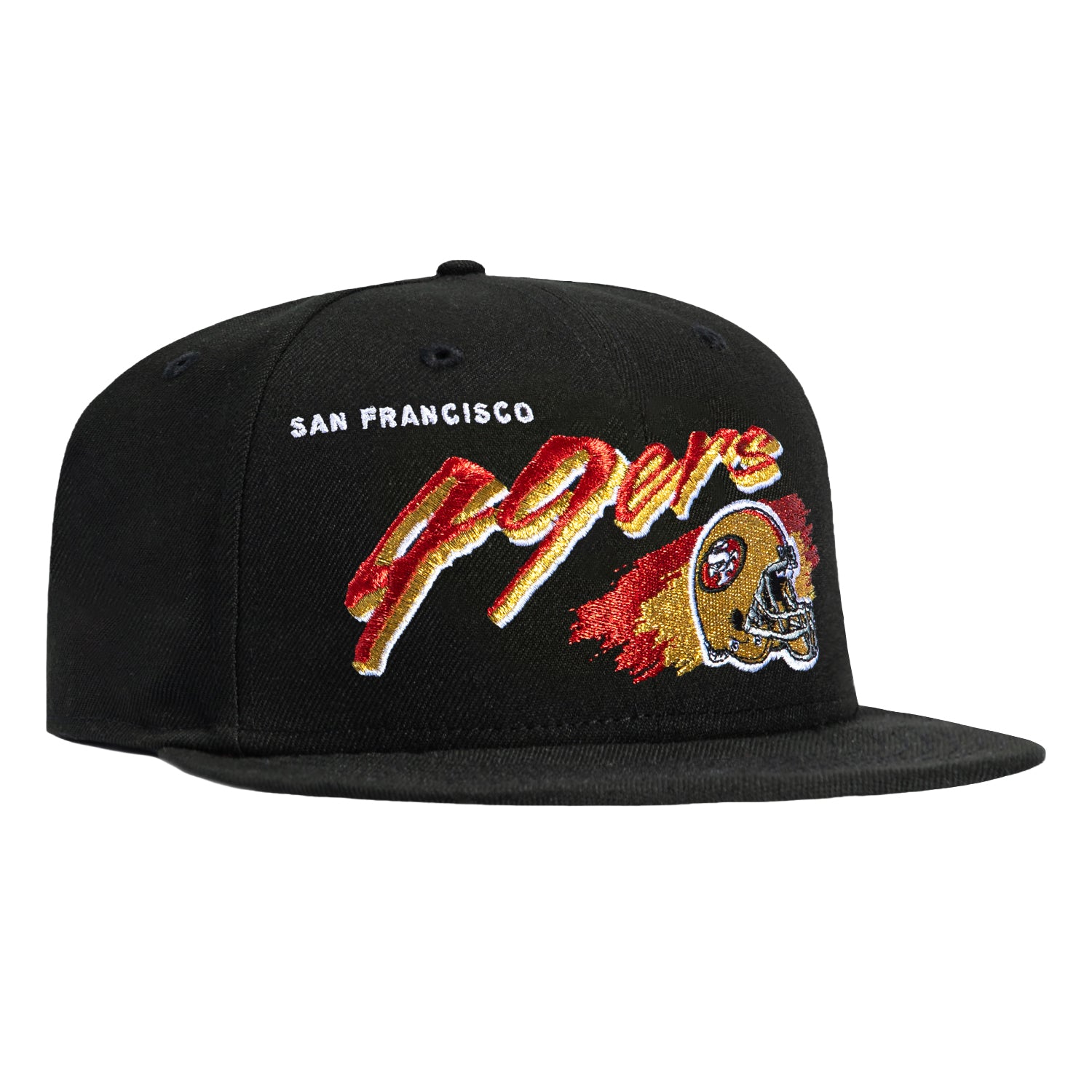 New Era 59Fifty San Francisco 49ers Retro Brush Hat - Black – Hat Club