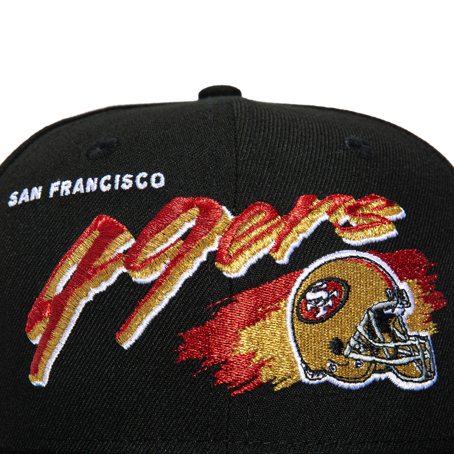 New Era 59Fifty San Francisco 49ers Retro Brush Hat - Black – Hat Club