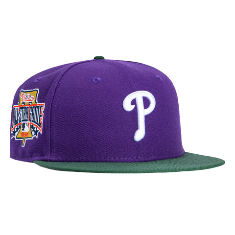 New Era 59Fifty Philadelphia Phillies 1996 All Star Game Patch Hat - Purple, Green New Era
