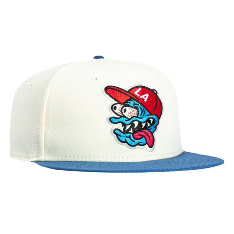 New Era 59Fifty Chamuco Studios LA Fink Hat - White, Indigo New Era