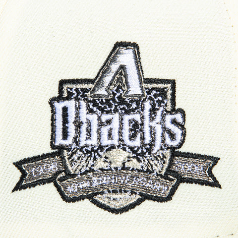 NOTEBOOK 2TONE DBACKS 10TH A WHT/BLK New Era