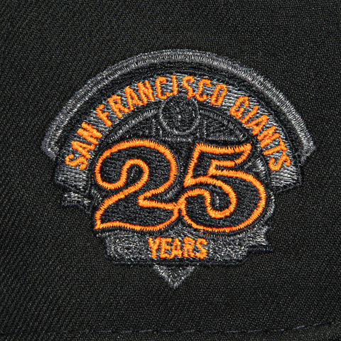 New Era 59Fifty San Francisco Giants 25th Anniversary Patch Hat - Black New Era