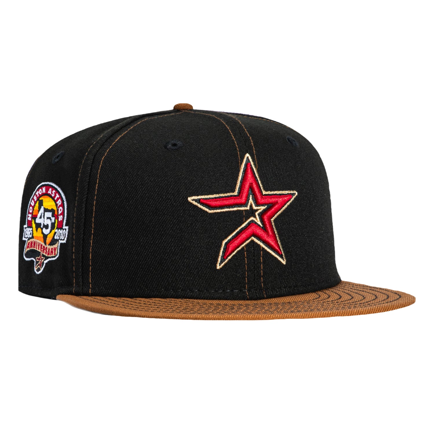 New Era 59Fifty Toasted Peanut Houston Astros 45th Anniversary