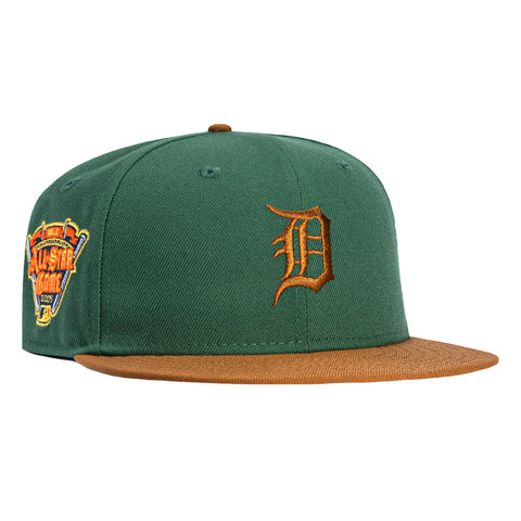 New Era 59Fifty Toasted Peanut Detroit Tigers 2005 All Star Game Patch Hat - Green, Khaki New Era