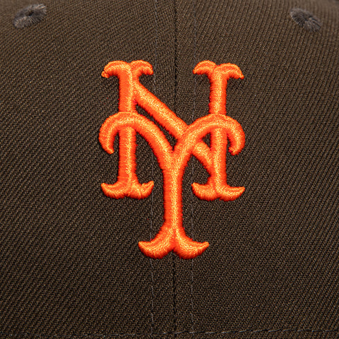New Era 59Fifty New York Mets Seinfeld Patch Hat - Brown, Orange New Era