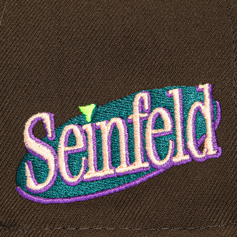 New Era 59Fifty New York Mets Seinfeld Patch Hat - Brown, Orange New Era