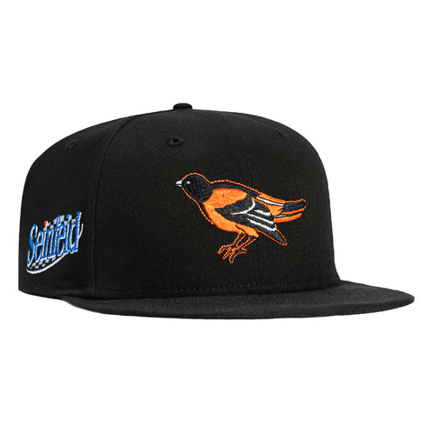 New Era 59Fifty Baltimore Orioles Seinfeld 1994 Checker Patch Hat - Black New Era
