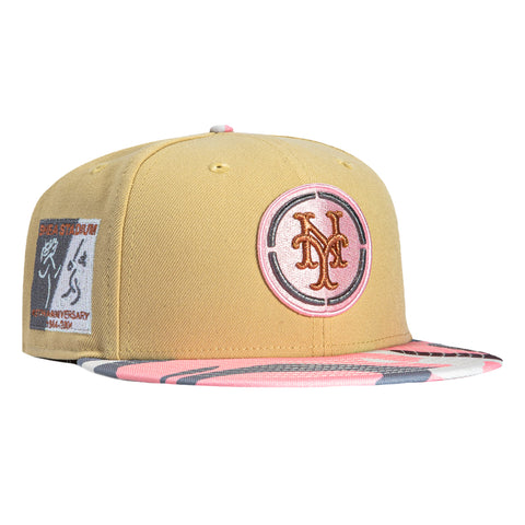 New Era 59Fifty New York Mets 40th Anniversary Stadium Patch Hat - Tan, Camo New Era