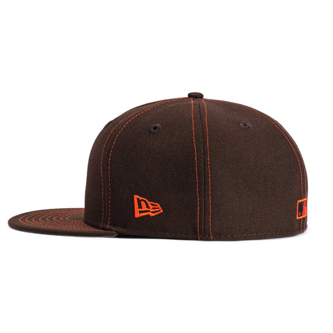 New Era 59Fifty Contrast Stitch Detroit Tigers 2005 All Star Game Patch Hat - Brown, Orange New Era