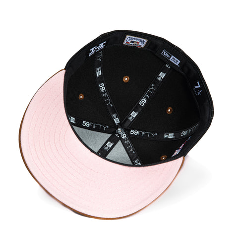 New Era 59Fifty San Francisco Giants 2012 World Series Patch Pink UV Hat - Black, Gold