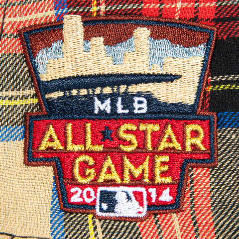 New Era 59Fifty Flannel Minnesota Twins 2014 All Star Game Patch Hat - Red Flannel, Navy