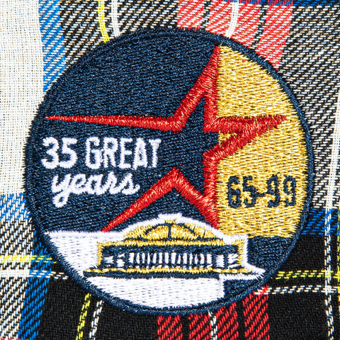 New Era 59Fifty Flannel Houston Astros 35th Anniversary Patch 1994 Hat - Red Flannel