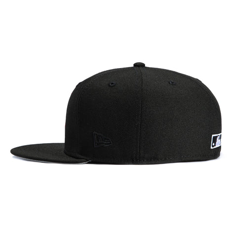 New Era 59Fifty Arizona Diamondbacks Tribal Tattoo Stitching Patch D Hat - Black, White New Era