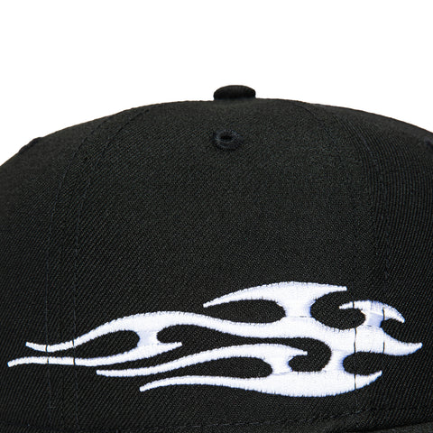 New Era 59Fifty New York Yankees Tribal Tattoo Stitching Patch Hat - Black, White New Era