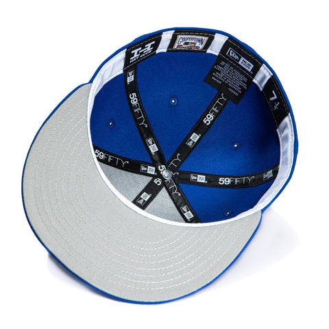 New Era 59Fifty Houston Astros Tribal Tattoo Stitching Patch 2000 Hat - Royal, White New Era