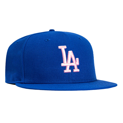 New Era 59Fifty Los Angeles Dodgers Tribal Tattoo Stitching Patch Hat - Royal, White New Era