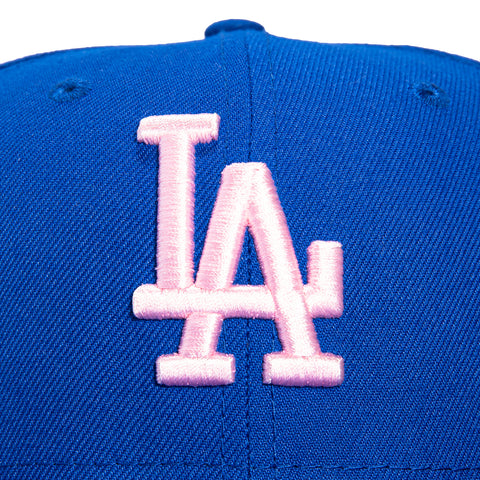 New Era 59Fifty Los Angeles Dodgers Tribal Tattoo Stitching Patch Hat - Royal, White New Era