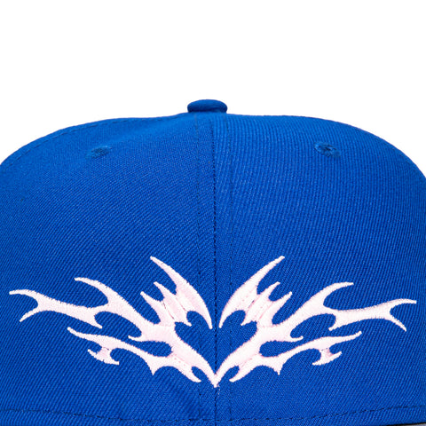 New Era 59Fifty Los Angeles Dodgers Tribal Tattoo Stitching Patch Hat - Royal, White New Era