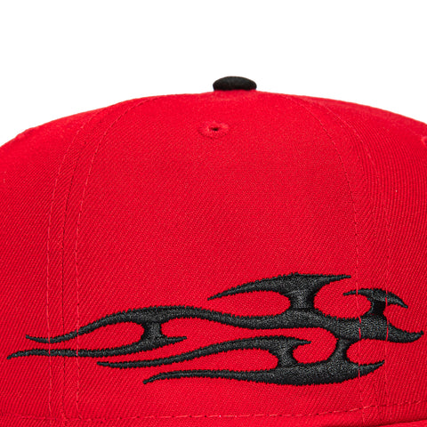 New Era 59Fifty San Francisco Giants Tribal Tattoo Stitching Patch Hat - Red, Black New Era