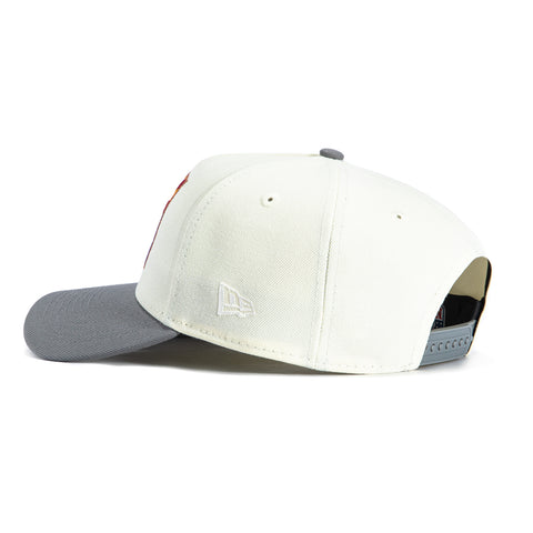 AF940 AZ CARDS FLAG LOGO 2T WHT/SGY New Era