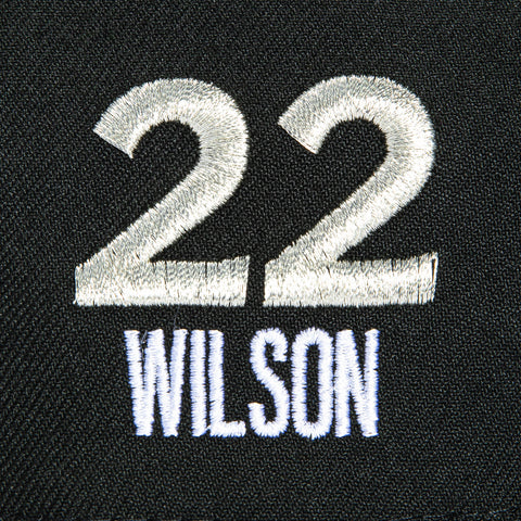 New Era 9Forty A-Frame Las Vegas Aces A'ja Wilson 22 Patch Snapback Hat - Black New Era