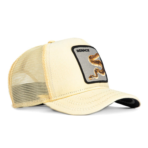 Goorin Bros Deadly Companion Menace Adjustable Snapback Trucker Hat - Tan Goorin Bros