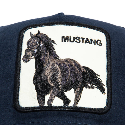 Goorin Bros Suede Mustang Adjustable Trucker Hat - Navy Goorin Bros