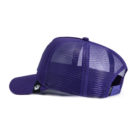 Goorin Bros The Legend Wolf Adjustable Snapback Trucker Hat - Purple Goorin Bros
