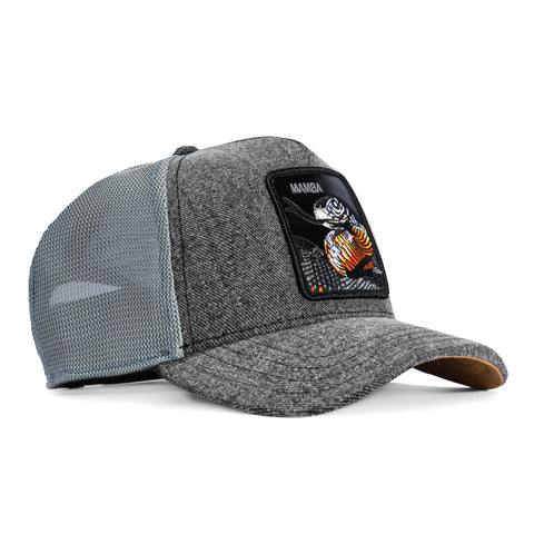 Goorin Bros Mamba Adjustable Snapback Trucker Hat - Grey Goorin Bros
