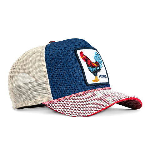 Goorin Bros Tactical Rooster Pecker Adjustable Trucker Hat - Navy Goorin Bros