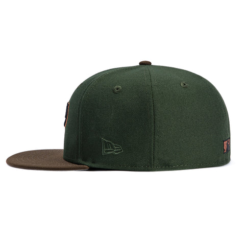 2TONE GIANTS ASG07 SCRIPT GRN/BRN New Era