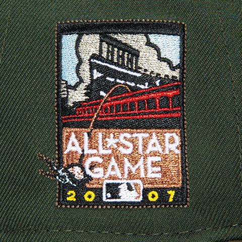 2TONE GIANTS ASG07 SCRIPT GRN/BRN New Era