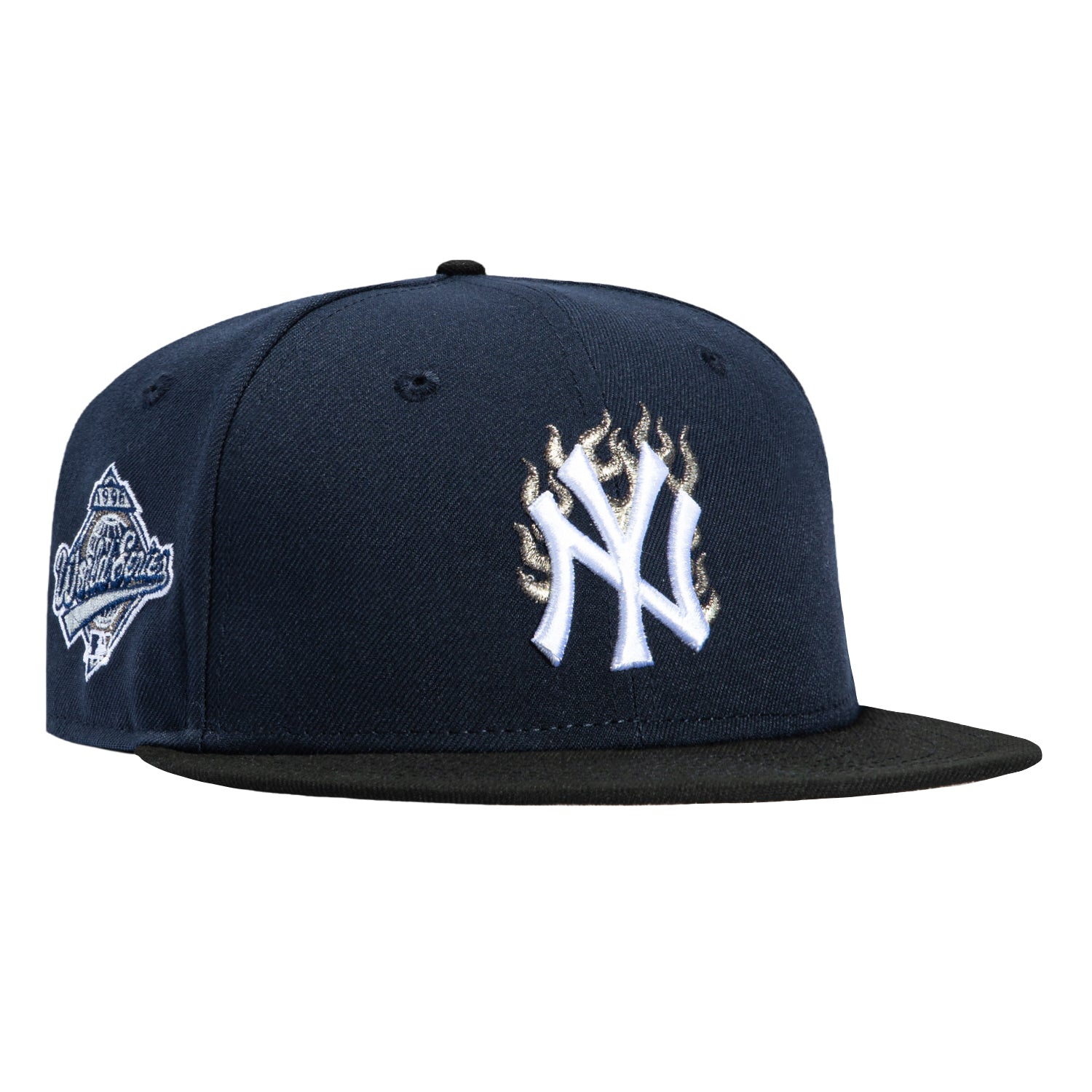 New Era 59Fifty New York Yankees 1996 World Series Patch Flame Hat