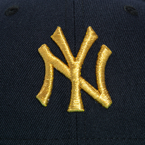 New Era 59Fifty New York Yankees Aaron Judge MVP Patch Hat - Navy, Mint, Metallic Gold New Era
