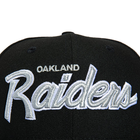 New Era 59Fifty Las Vegas Raiders Oakland Raiders Script Hat - Black New Era