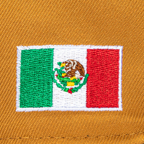 New Era 59Fifty Mexico Mexican Flag Patch Ransom Hat - Khaki, Green New Era