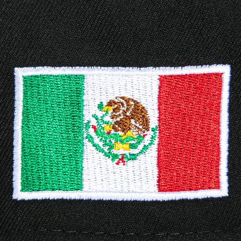 New Era 9Forty A-Frame Mexico World Baseball Classic Mexico Flag Patch Snapback Hat - Black, Realtree New Era
