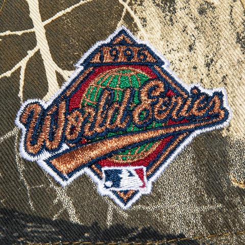 New Era 9Forty A-Frame New York Yankees 1996 World Series Patch Snapback Hat - Realtree New Era