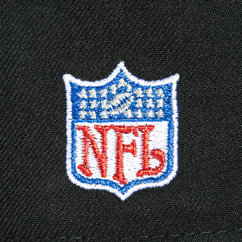 New Era 9Forty A-Frame Las Vegas Raiders Oakland Raiders Script Snapback Hat - Black New Era