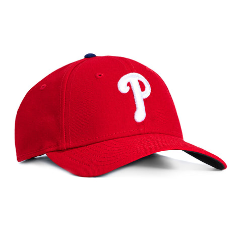 New Era 9Forty Youth Philadelphia Phillies Velcro Hat - Red New Era