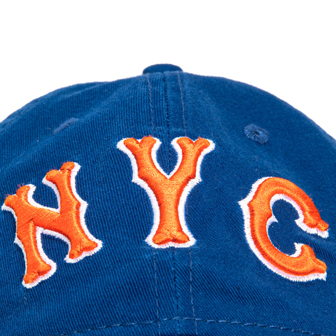 New Era 9Twenty New York Mets City Connect Patch Strapback Hat - Royal New Era