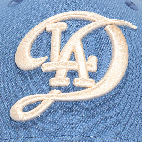 New Era 39Thirty Los Angeles Dodgers 2024 City Connect Stretch Fitted Hat - Light Blue New Era