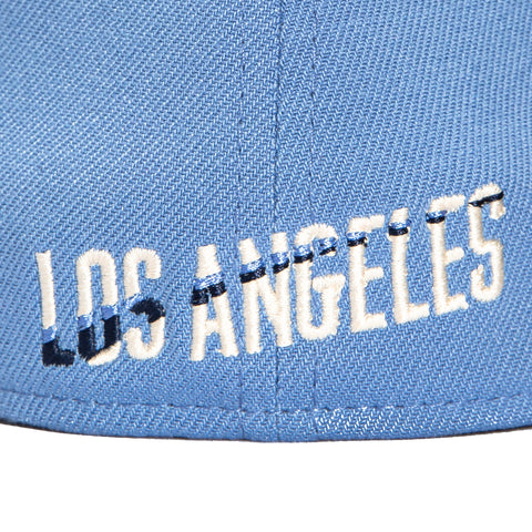 New Era 39Thirty Los Angeles Dodgers 2024 City Connect Stretch Fitted Hat - Light Blue New Era