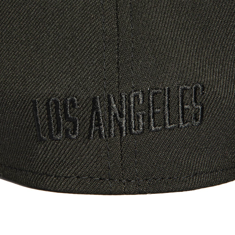 New Era 39Thirty Los Angeles Dodgers City Connect Stretch Fitted Hat - Black, Black New Era