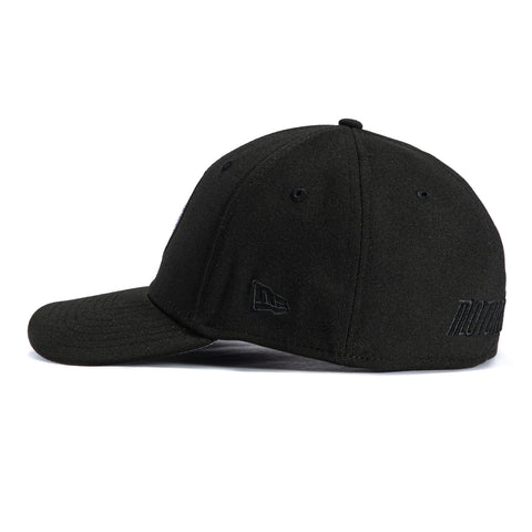 New Era 39Thirty Detroit Tigers Script Stretch Fitted Hat - Black, Black New Era