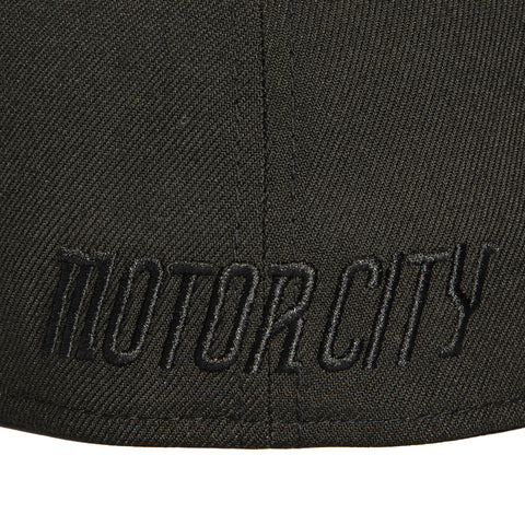 New Era 39Thirty Detroit Tigers Script Stretch Fitted Hat - Black, Black New Era