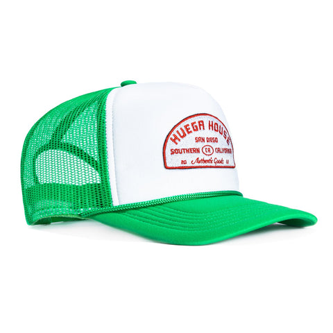 <div>HUEGA HIGH TIDE FOAM TRUCKER GRN/WHT SN</div> Huega House