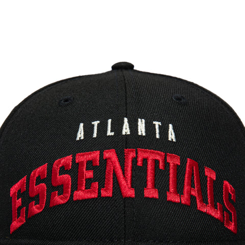New Era 9Fifty Fear of God Retro Crown Atlanta Falcons Essentials Snapback Hat - Black Fear of God
