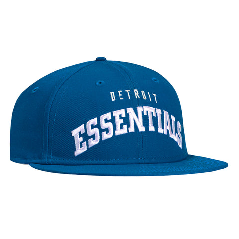 New Era 9Fifty Fear of God Retro Crown Detroit Lions Essentials Snapback Hat - Light Blue Fear of God