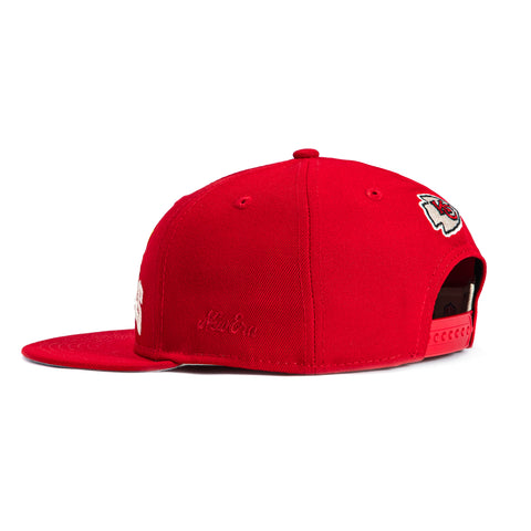 New Era 9Fifty Fear of God Retro Crown Kansas City Chiefs Essentials Snapback Hat - Red Fear of God